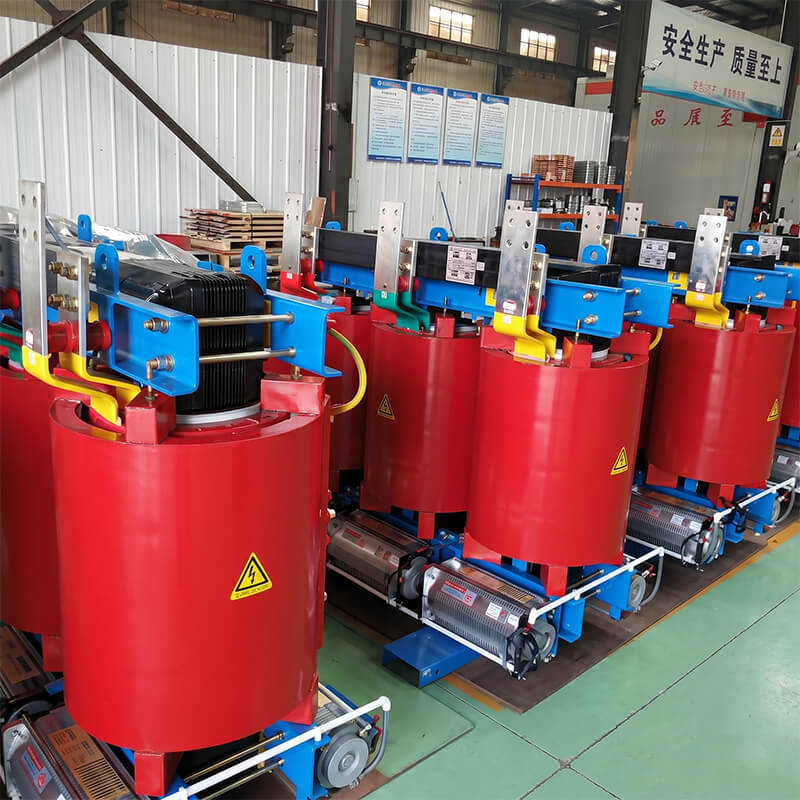 Cast resin dry-type transformers assembled in Yueqing Chic manufacturing facility
