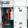Interior structure showing the load break switch and fuse combination inside the 12kV HXGN-12 ring main unit