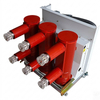 Rear angle view showing solid insulation red embedded poles of 2000A indoor vacuum circuit breaker