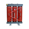 Back view of 630kVA cast resin dry type transformer showing bottom structure and wiring configuration