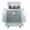 Front view of S11-M series 50kVA 10kV to 0.4kV fully sealed oil immersed distribution transformer