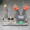Factory real shot of intelligent outdoor vacuum circuit breaker equipped with potential transformer for SCADA system integration