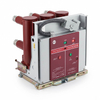 Side angle view showing APG process epoxy casting embedded poles of 12kV indoor vacuum circuit breaker