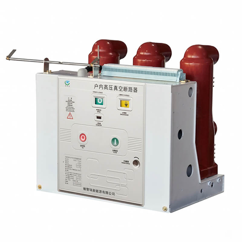Front view of VS1-12P 12kV 1600A 31.5kA embedded pole indoor withdrawable vacuum circuit breaker
