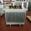 High voltage and low voltage connection bushings on 315kVA 3-phase oil immersed distribution transformer