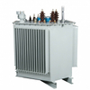 Front angle view of heavy-duty 630kVA 10kV to 0.4kV fully sealed oil immersed distribution transformer