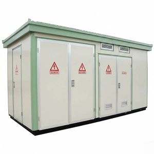 YB-12-0.4 outdoor European type prefabricated compact substation 12kV/0.4kV with IP54 enclosure