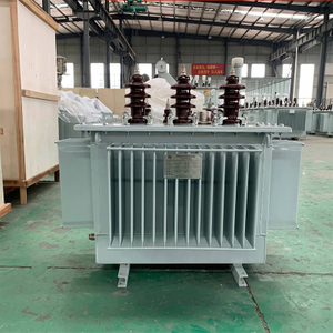 Front view of industrial-grade 1600kVA 10kV to 0.4kV fully sealed oil immersed distribution transformer