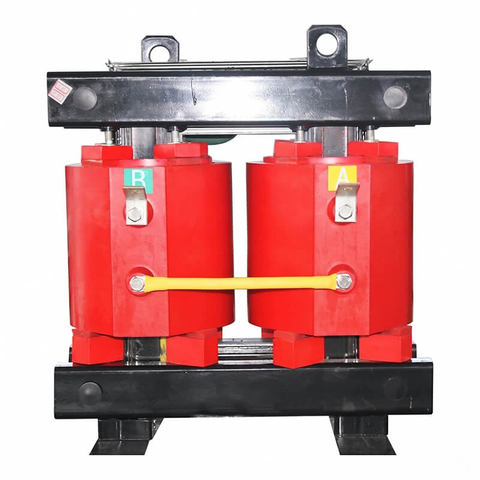 Front view of SCB13 series 500kVA 10kV to 0.4kV cast resin dry type distribution transformer
