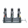 Rear view of 12kV outdoor vacuum circuit breaker equipped with integrated isolation switch for visible breaking point