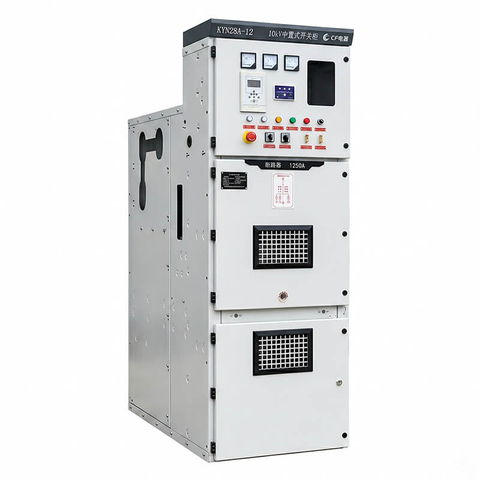 Single panel KYN28-12 armored withdrawable metal-clad switchgear for 12kV indoor power distribution