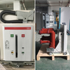 Front and rear comparison of VS1-12P indoor vacuum circuit breaker highlighting the fully sealed embedded poles